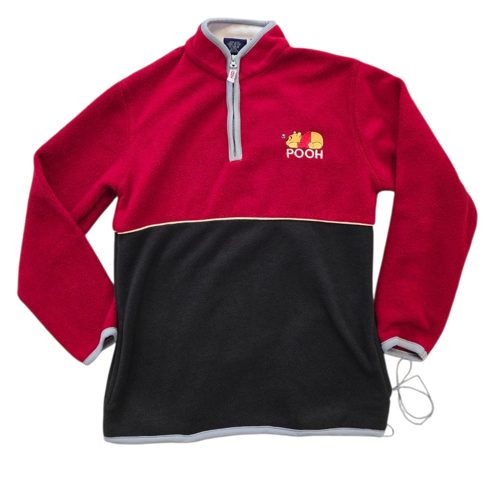 Vintage Y2k Disney Winnie The Pooh Fleece Pullover